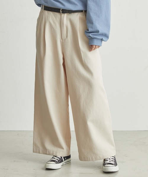 「molk」 チノパンツ M ベージュ メンズ_画像2