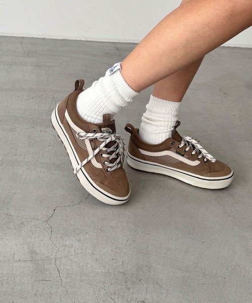 「VANS」 ローカットスニーカー 9.5 ブラウン レディースの画像
