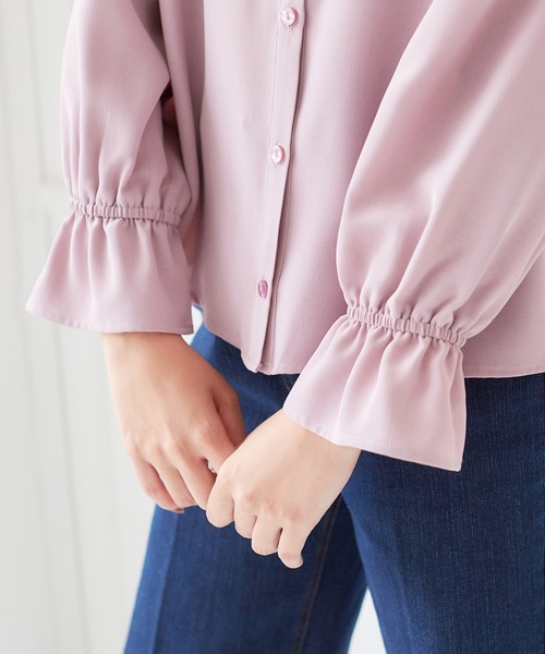 「alotta」 長袖ブラウス LL ホワイト レディース_画像8