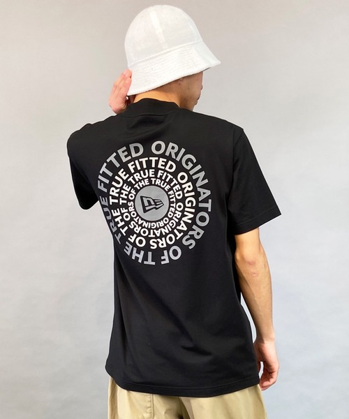 「NEW ERA」 半袖Tシャツ X-LARGE ネイビー×ホワイト メンズ_画像2