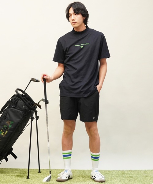 「NEW ERA」 半袖Tシャツ X-LARGE ネイビー×ホワイト メンズ_画像4