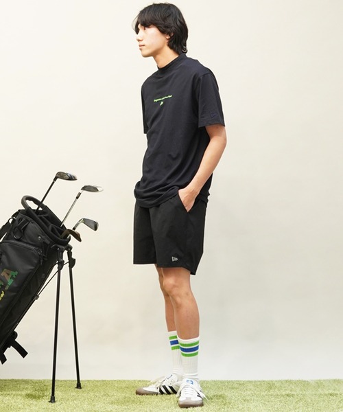 「NEW ERA」 半袖Tシャツ X-LARGE ネイビー×ホワイト メンズ_画像5