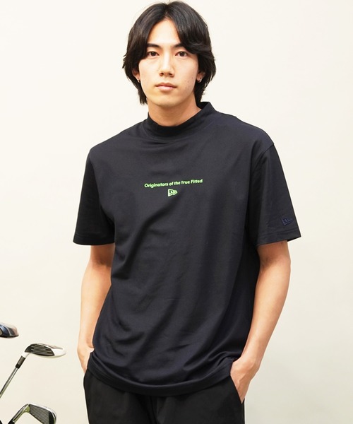 「NEW ERA」 半袖Tシャツ X-LARGE ネイビー×ホワイト メンズ_画像8