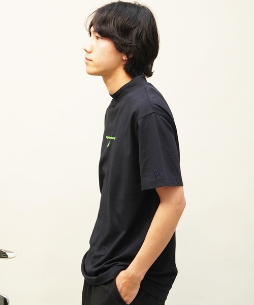 「NEW ERA」 半袖Tシャツ X-LARGE ネイビー×ホワイト メンズ_画像9