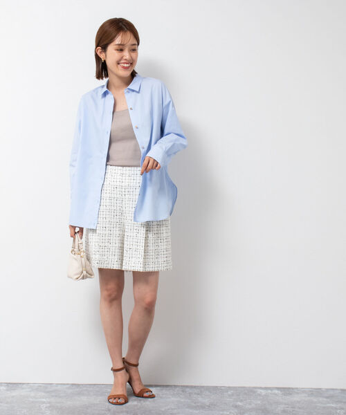 「NOLLEY'S Sophi」 長袖シャツ 38 ホワイト レディース_画像2