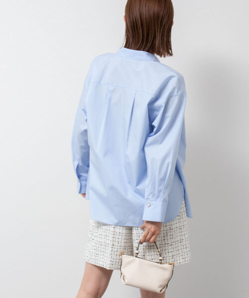 「NOLLEY'S Sophi」 長袖シャツ 38 ホワイト レディース_画像6