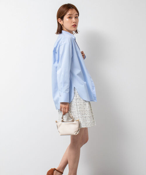 「NOLLEY'S Sophi」 長袖シャツ 38 ホワイト レディース_画像7