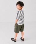 ハーフパンツ パンツ 短パン NAVY カーゴ...の詳細画像3