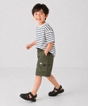 ハーフパンツ パンツ 短パン NAVY カーゴ...の詳細画像2