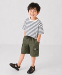ハーフパンツ パンツ 短パン NAVY カーゴ...の詳細画像1