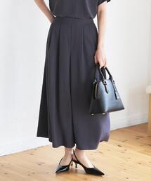 【さらにお値下げ中】スーアンダーカバー ガウチョパンツ 黒 SUY1503-1 UNTITLED（アンタイトル） uvカット パンツ 「接触冷感/はっ水