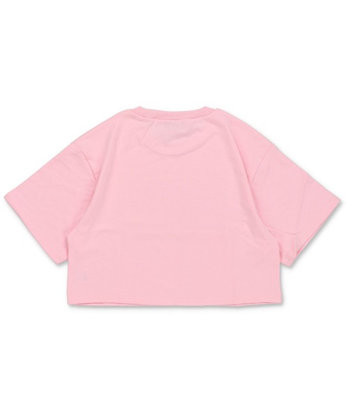 SPINNS（スピンズ） tシャツ ショート丈半袖Tシャツ/スタッズロゴ/波