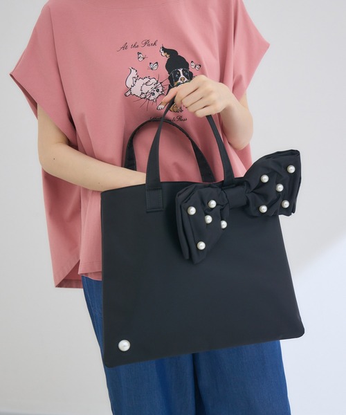 a-jolie（アジョリー） トートバッグ 「a-jolie/アジョリー」BIGリボン
