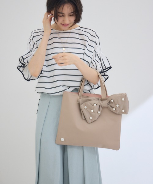 a-jolie（アジョリー） トートバッグ 「a-jolie/アジョリー」BIGリボン