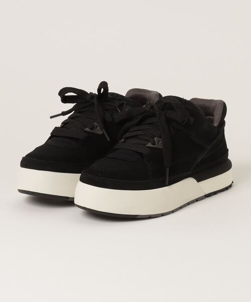 「UGG」 ローカットスニーカー 24.0cm ブラック レディース