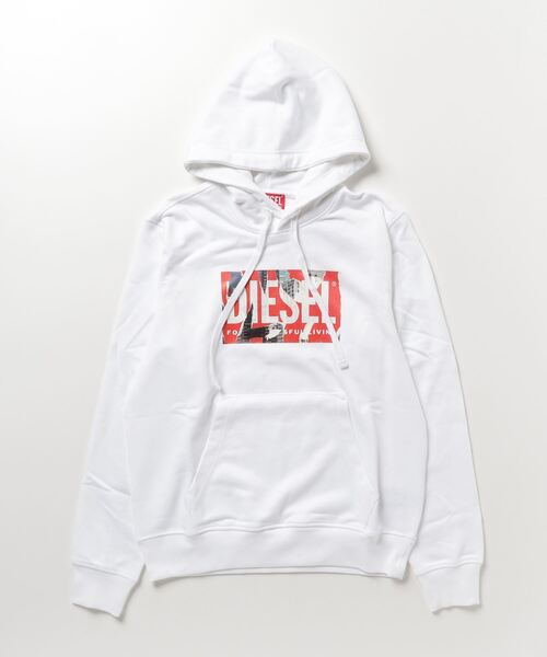 DIESEL プルオーバーパーカー¥ 45,100 DIESEL（ディーゼル） プルオーバーパーカー X-LARGE ホワイト メンズ