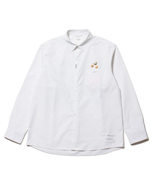 「CRIMIE」 長袖シャツ L ホワイト メンズの画像