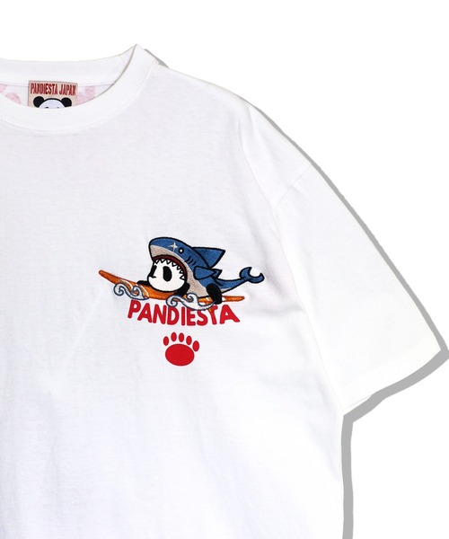 PANDIESTA（パンディエスタ） tシャツ サーフライドシャークTシャツ(M2