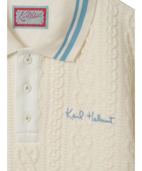 Karl Helmut ポロシャツ ロゴワンポイント刺繍入りポロシャツ メンズ Karl Helmut ポロシャツ ロゴワンポイント刺繍入りポロシャツ メンズ
