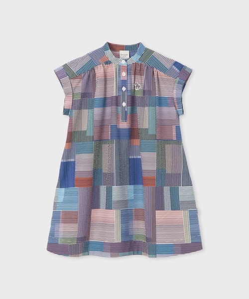 Paul Smith JUNIOR ワンピース ガールズ ランダムチェック シャツ