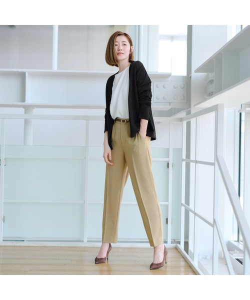 「AOYAMA」 「AnchorWoman」7分袖ブラウス S サックスブルー レディース_画像5