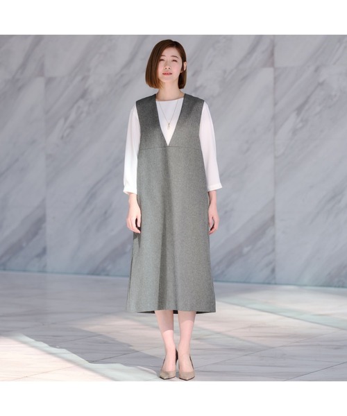 「AOYAMA」 「AnchorWoman」7分袖ブラウス S サックスブルー レディース_画像6