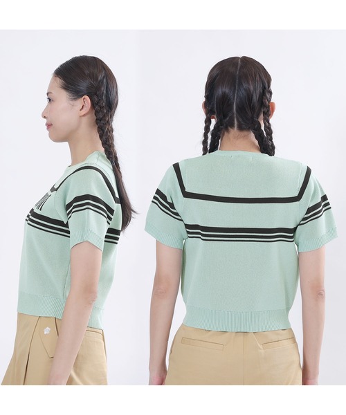 MARY QUANT（マリークヮント） 半袖ニット M ホワイト レディース