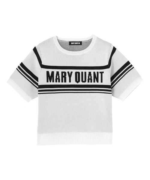 MARY QUANT（マリークヮント） 半袖ニット M ホワイト レディース