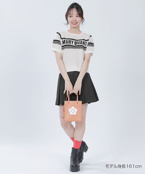 MARY QUANT（マリークヮント） 半袖ニット M ホワイト レディース