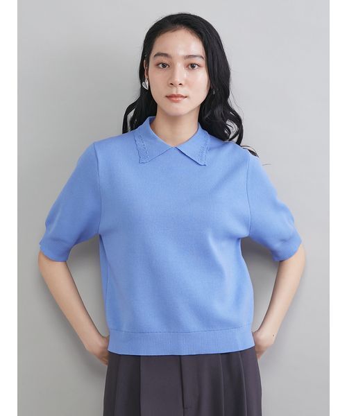 Mila Owen（ミラオーウェン） 半袖ニット 1 ライム レディース