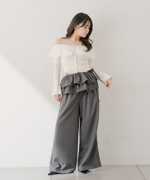 「Chico」 パンツ FREE グレー系その他2 レディース_画像5
