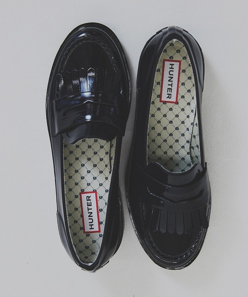 HUNTER（ハンター） ローファー × Ameri GLOSS TASSEL PENNY LOAFER