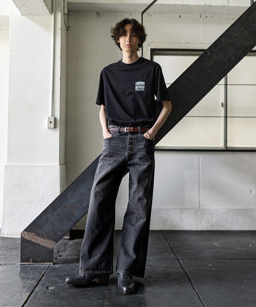 Bleme ワイドパンツ ジーンズ 13oz ヴィンテージライク ボタンフライ