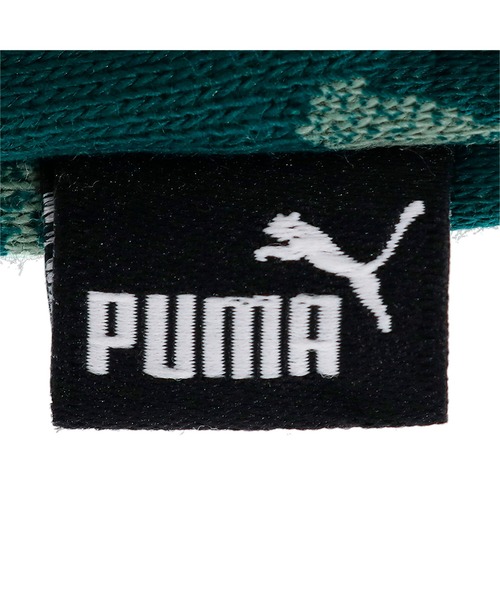 「PUMA」 スウェットカットソー LARGE グリーン レディース_画像3