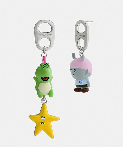 ピアス 「COACH | BRAIN DEAD」ドロップ ピアス レディース メンズの画像