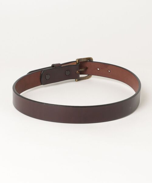 「TORY LEATHER」 ベルト 28inch ブラウン メンズ_画像2