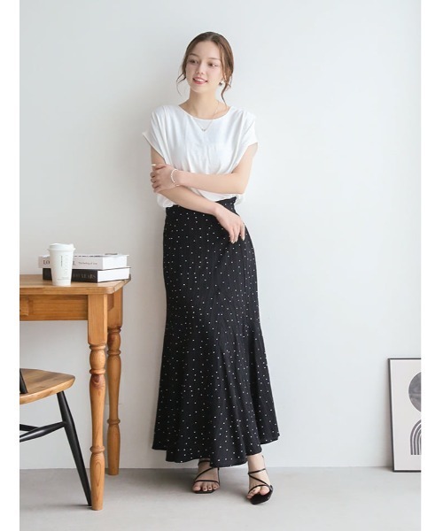 fifth（フィフス） スカート ドットマーメイドスカート : ZOZOTOWN