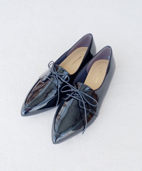 「MODE KAORI」 シューズ 25cm ブラック レディース_画像6