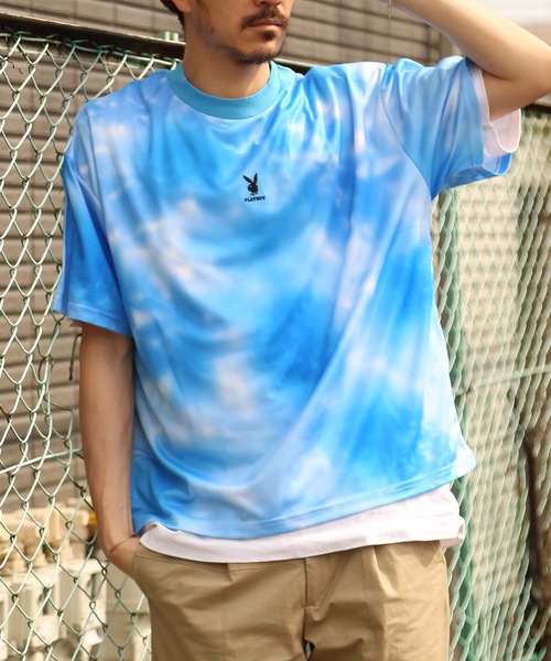 PLAYBOY（プレイボーイ） tシャツ 「PLAY BOY/プレイボーイ」総柄