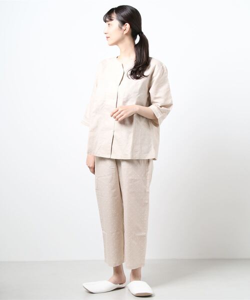 超特価sale開催 ルームウェア パジャマ キッドブルー リネンコットンドットｐｔ 7分袖パジャマ Knqk554 Kidblue 下着 靴下 部屋着 レディースファッション ファッション 11 103 Www Jesuitnola Org
