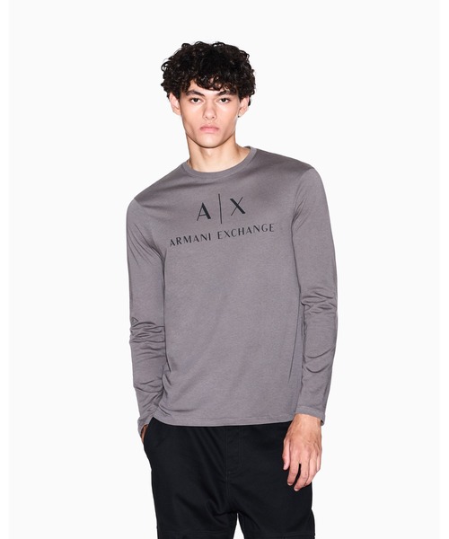 A/X Armani Exchange ロゴ 長袖 Tシャツ 関＊送込 A/X Armani Exchange A/X ロゴ 長袖 Tシャツ 関＊送込