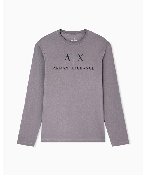 ☆アルマーニ エクスチェンジ ビッグロゴ プリント Tシャツ/長袖/メンズ/L ARMANI EXCHANGE アルマーニ エクスチェンジ Tシャツ 長袖 ロンT