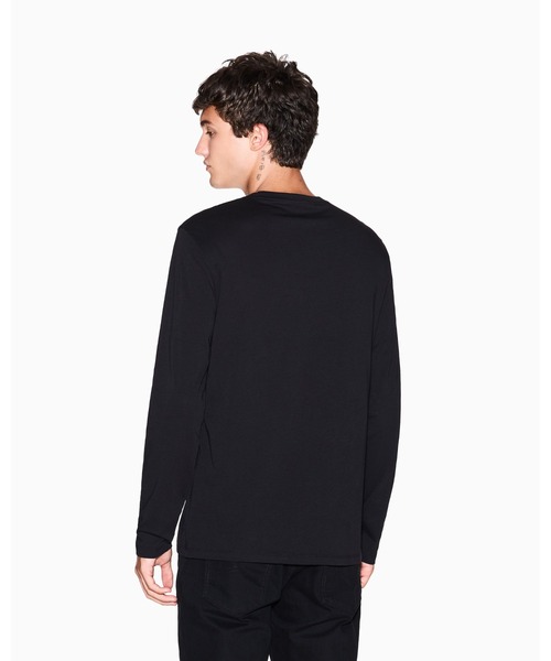 ShooEMPORIO ARMANI ブラック長袖カットソー 限定値下げ】EMPORIO ARMANI ブラック 長袖カットソー M - メルカリ