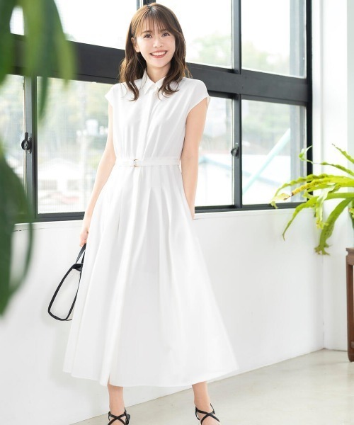 ワンピース 衿付きフィット フレアワンピース Zozotown Paypayモール店 通販 Paypayモール