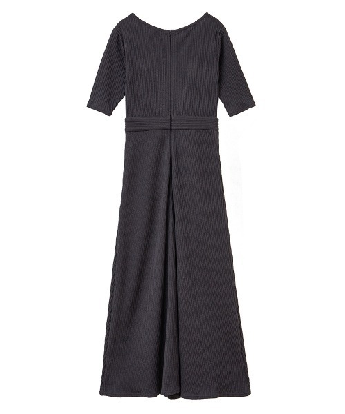 CLANE 美品 RIB CIRCULAR ONE PIECE リブ 細見え CLANE（クラネ） ワンピース 半袖 「CLANE/クラネ」RIB CIRCULAR ONE