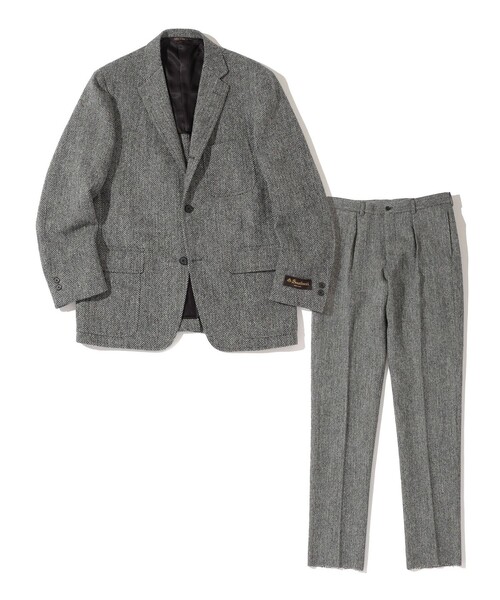 セットアップ Southwick: HarrisTweed 1タック IVY トラウザーズ