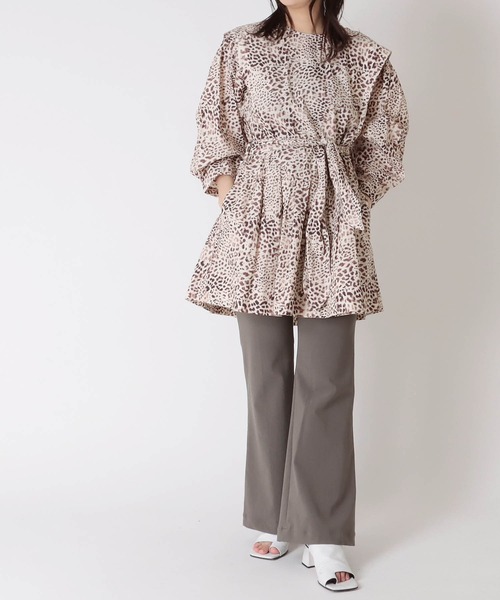 ワンピース Sea New York / calla cheet belted(レオパードチュニック 