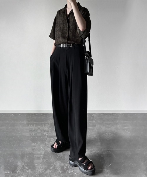 ADRER（アドラー） シャツ 半袖 extra quality Hybrid loose shirt