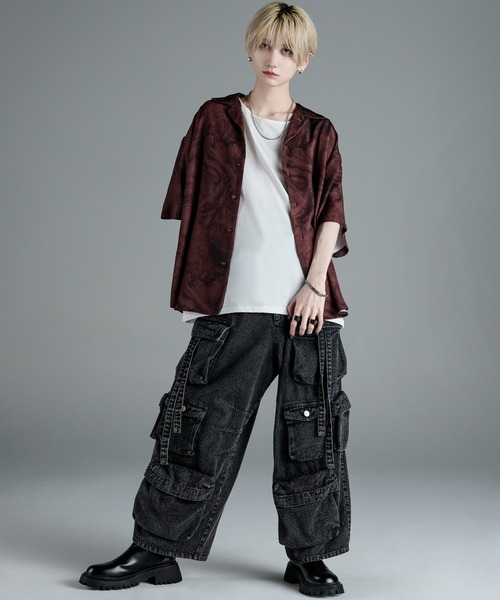トップス XS 25ss extra quality Hybrid loose shirt extra quality Hybrid loose shirt / エクストラクオリティ