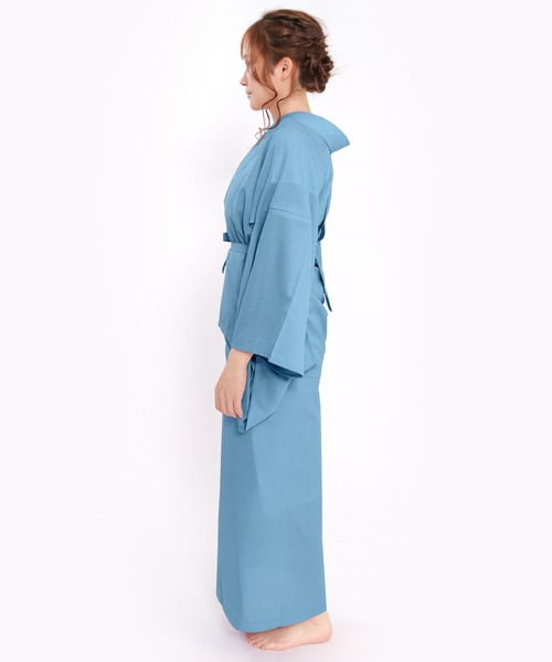 【美品】夏用　着物　細帯　二部式長襦袢　3点セット　化繊　165cm以上の方へ 楽天市場】＼夏の市セール／ ☆4.7【ランキング1位受賞】 長襦袢